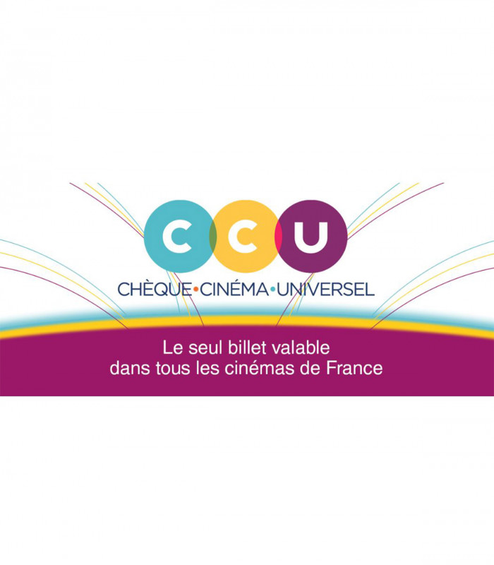 E-Billet CHEQUE CINEMA UNIVERSEL 1 séance standard normale jusqu'au 31/12/2026