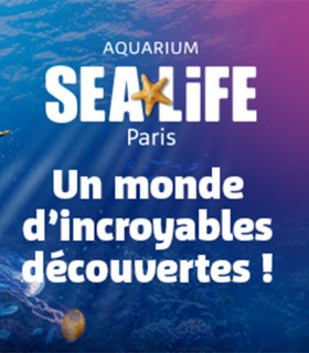 E-Billet 1 Jour AQUARIUM SEA LIFE Tarif Unique Adulte ou Enfant