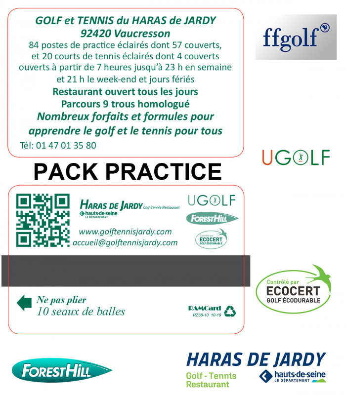 PACK LICENCE FFG 2025 + 3 CARTES PRACTICE 10 UNITES