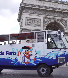 E-Billet Adulte 12 ans et + Visite en bus amphibie CANARDS DE PARIS