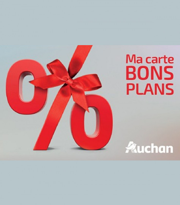 ECarte Cadeau Auchan 100€ Valable jusqu'au 31/07/2024