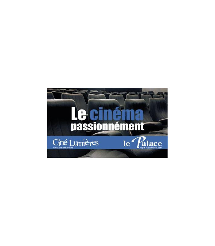 LE PALACE CAMBRAI - E-Chèque Cinéma 1 séance standard normale jusqu'au 24/11/2026