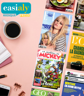 E-Carte Cadeau Valeur 70 € EASIALY MAGAZINES jusqu'au 30/04/2027