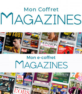 E-Carte Cadeau Valeur 39,90€ pour 1 abonnement MON E-COFFRET MAGAZINES jusqu'au 31/12/2026