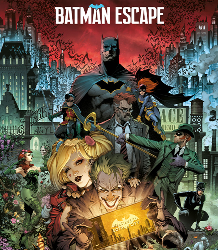 E-Bon d'achat Pack Noël - 4 personnes Escape Game BATMAN ESCAPE PARIS