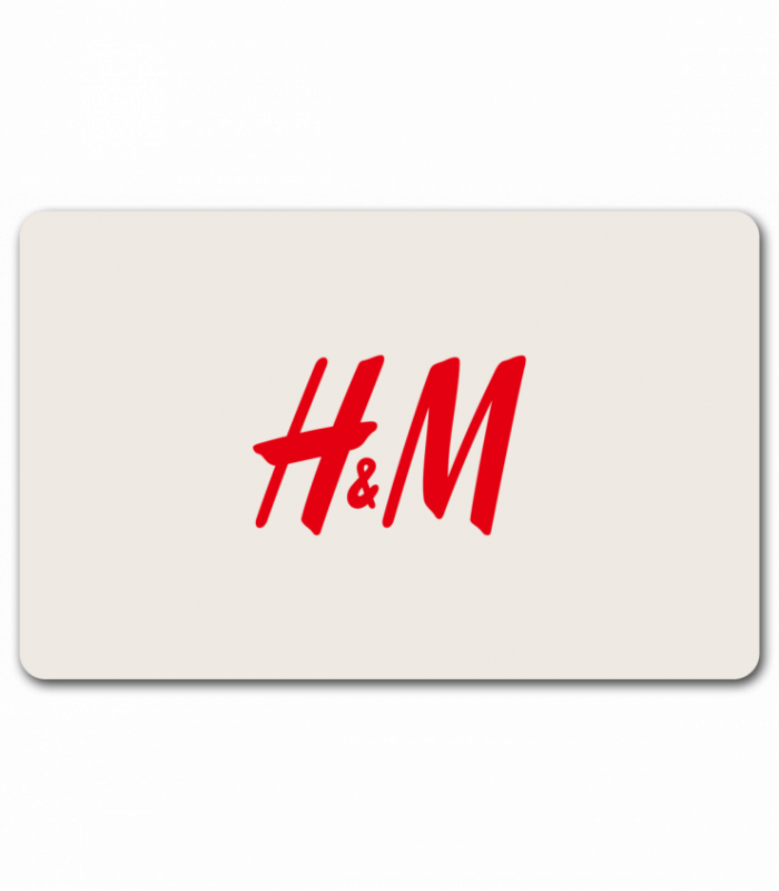 E-carte Cadeau H&M 100€ Valable jusqu'au 16/01/2031