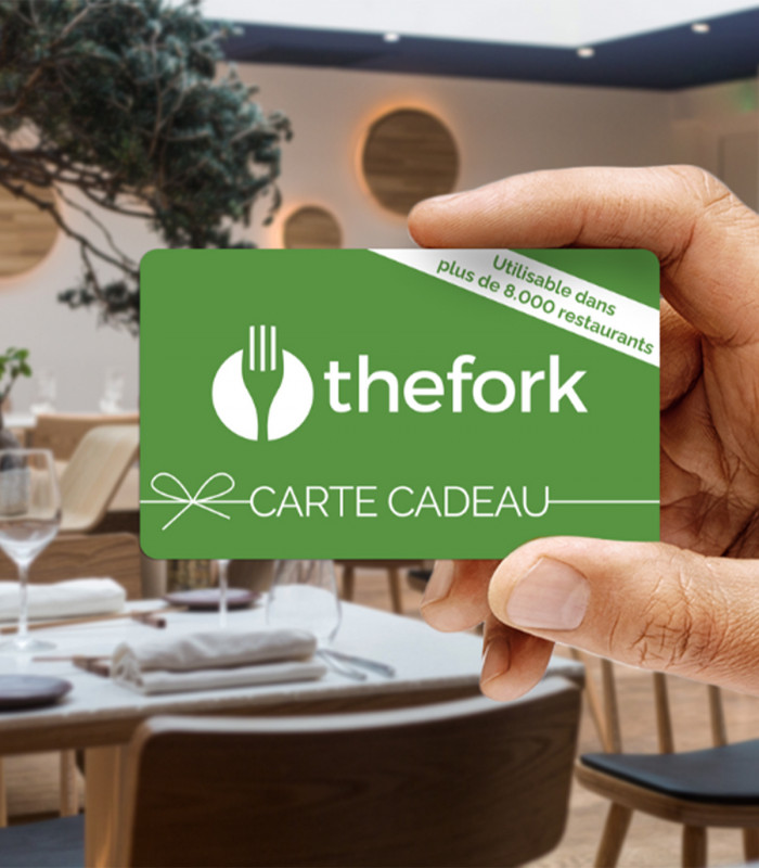 E-carte Cadeau TheFork 100€ Valable jusqu'au 06/10/2027