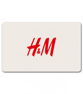 E-carte Cadeau H&M 100€ Valable jusqu'au 02/05/2030