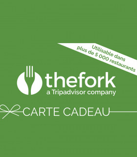 E-carte Cadeau TheFork 50€ Valable jusqu'au 21/10/2027