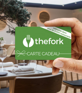 E-carte Cadeau TheFork 25€ Valable jusqu'au 24/05/2027
