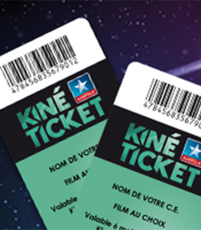 E-Carte KinéCE 5 places KINEPOLIS jusqu'au 07/01/2027