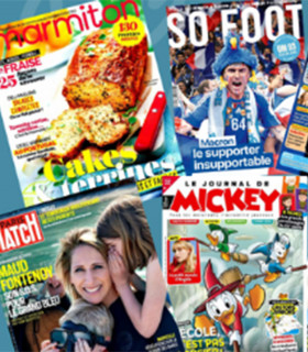 E-Carte Cadeau Valeur 30 € VIAPRESSE MAGAZINE jusqu'au 31/12/2027