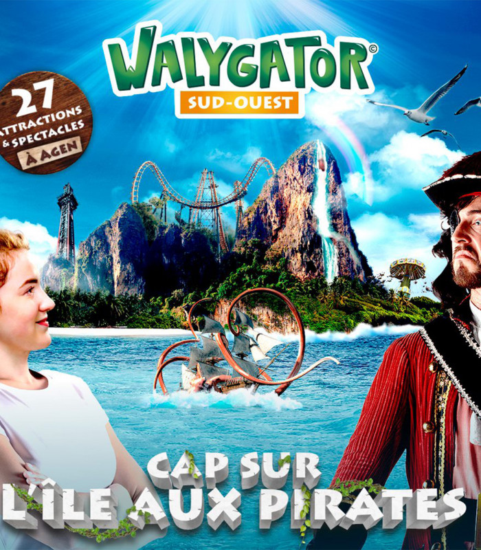 E-Billet 1 Jour 1 Parc Saison 2026 WALYGATOR SUD-OUEST Tarif Unique