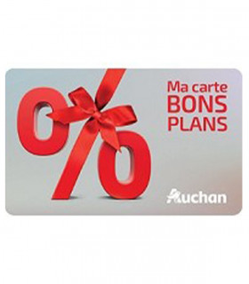 E-Carte Cadeau Auchan 150€