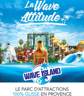 E-Billet 1 Jour Parc Aquatique WAVE ISLAND Tarif Unique Adulte/Enfant