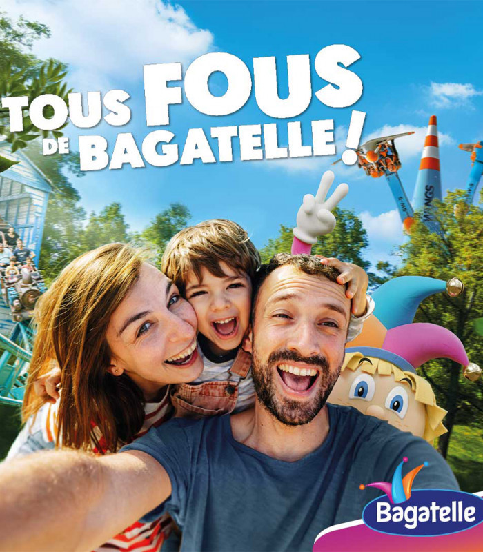 E-Billet 1 Jour BAGATELLE Tarif Unique Adulte/Enfant