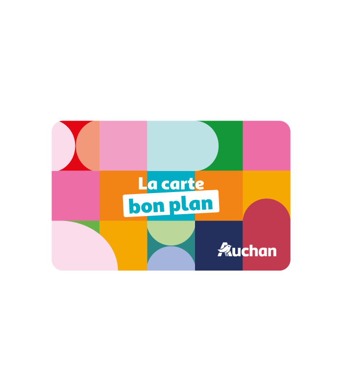 E-Carte Cadeau Auchan Valable jusqu'au 16/04/2027