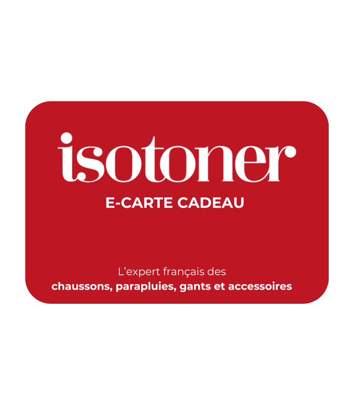 E-carte cadeau Isotoner Valable jusqu'au 18/11/2026