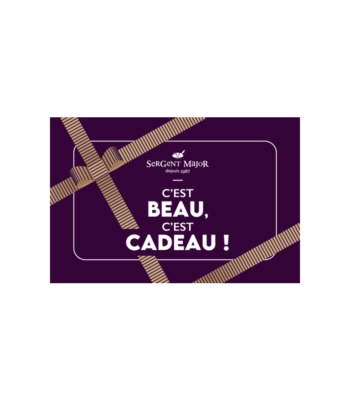E-Carte Cadeau Sergent Major 30€ Valable jusqu'au 13/11/2026