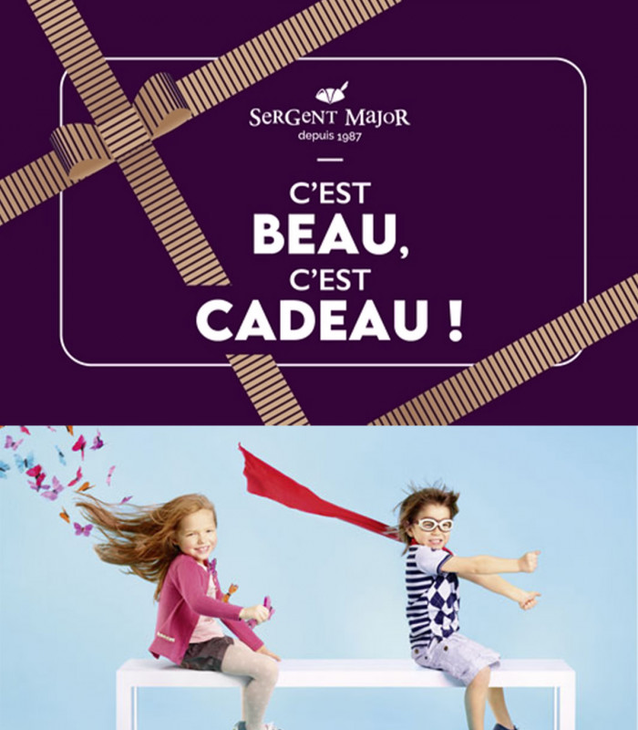 E-Carte Cadeau Sergent Major 50€ Valable jusqu'au 27/11/2026