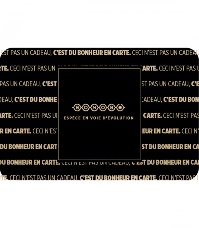 E-carte Cadeau Bonobo Valable jusqu'au 16/04/2027