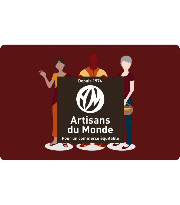 E-carte Cadeau Artisans Du Monde Valable jusqu'au 28/11/2027