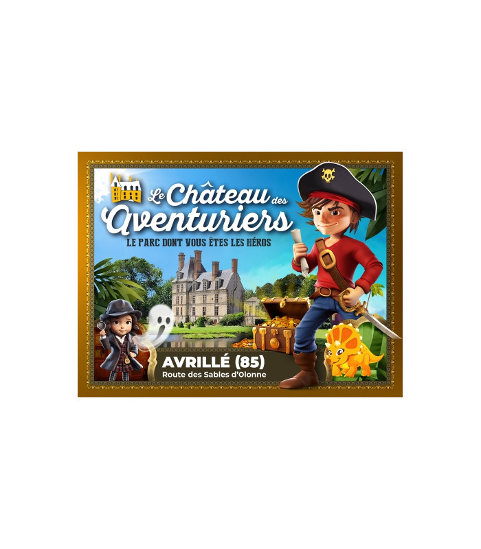 E-billet Pass Grands Frissons Adulte LE CHÂTEAU DES AVENTURIERS