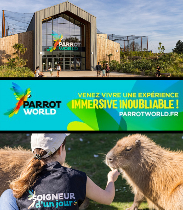 E-contremarque Soigneur d'1 Jour Enfant 8 à 13 ans PARROT WORLD