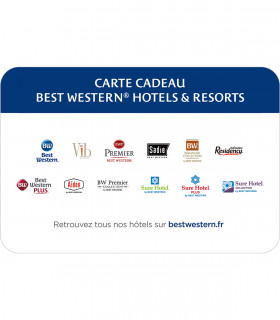 E-carte Cadeau Best Western - 150€ Valable jusqu'au 02/05/2026