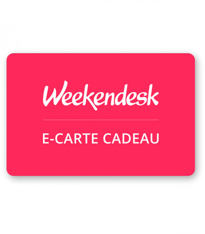 E-carte cadeau Weekendesk Valable jusqu'au 18/04/2027