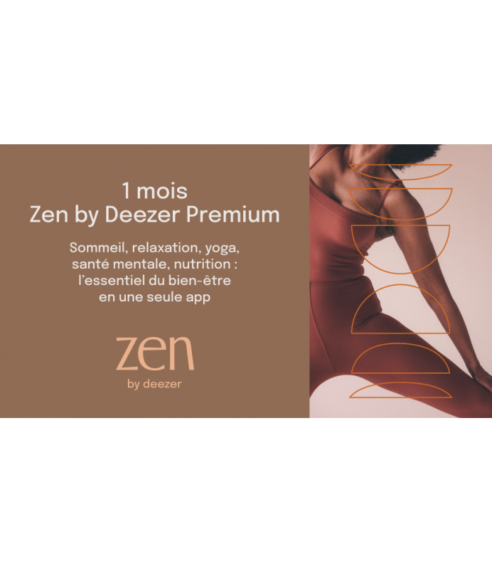 Abonnement Zen By Deezer 1 mois Valable jusqu'au 14/05/2027