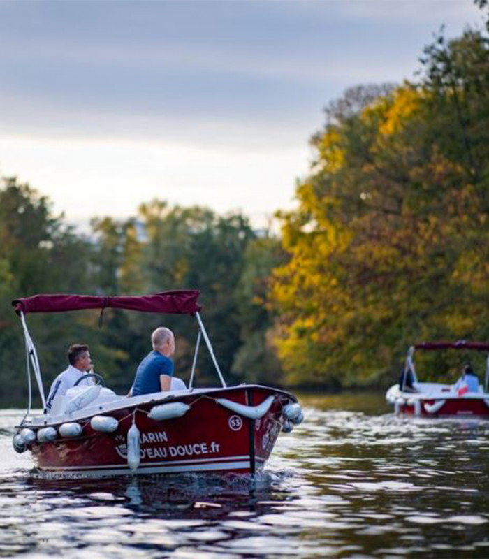 E-Billet Location Bateau Elec sans Permis pour 5pers MARIN D'EAU DOUCE