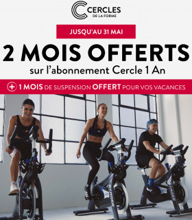 FORMULE CERCLE 1 AN AU COMPTANT (ABONNEMENT CERCLES  DE LA FORME)