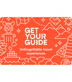 E-carte cadeau GetYourGuide 50 € Valable jusqu'au 09/05/2028