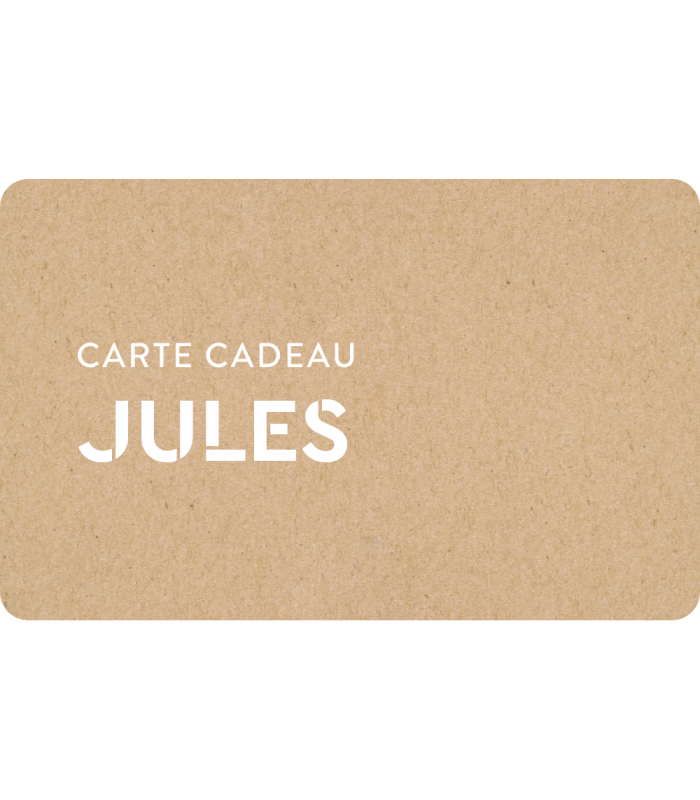 E-carte Cadeau Jules - montant libre Valable jusqu'au 16/01/2028