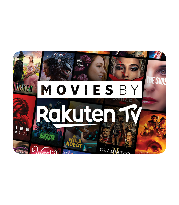 E-Carte Cadeau Rakuten TV Valable jusqu'au 28/02/2027