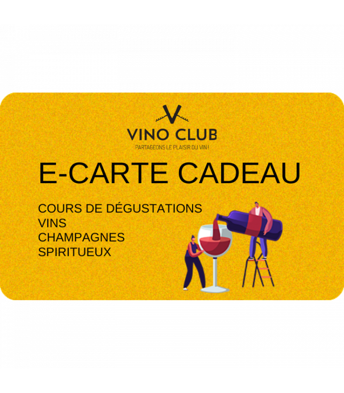Vinoclub 60€ Valable jusqu'au 16/04/2027
