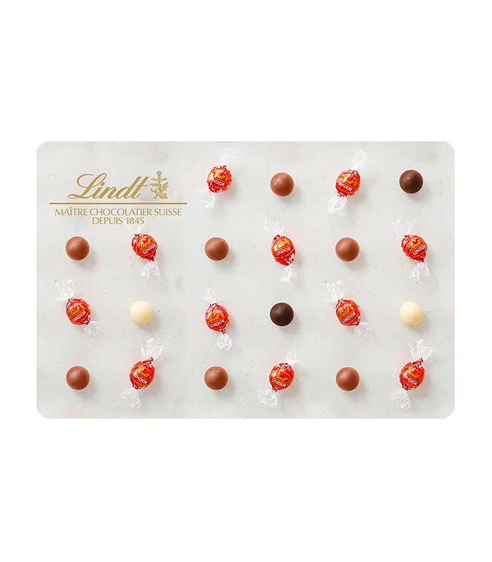 E-Carte Cadeau Lindt Valable jusqu'au 07/12/2026