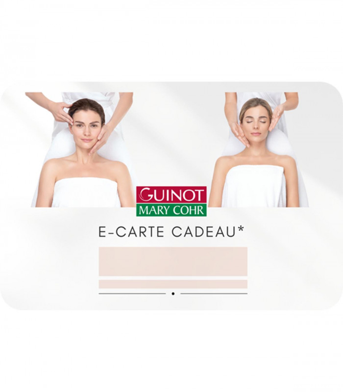 E-carte cadeau Guinot Mary Cohr 50€ Valable jusqu'au 23/07/2026