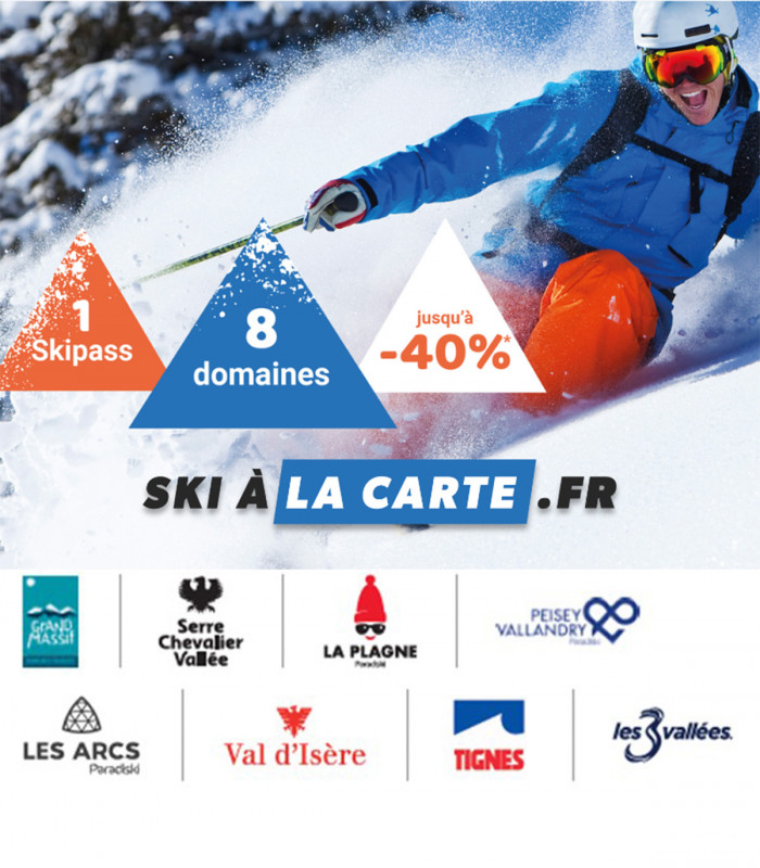 E-carte Cardeau Ski à la Carte Valeur 50€ Valable jusqu’au 30/09/2026