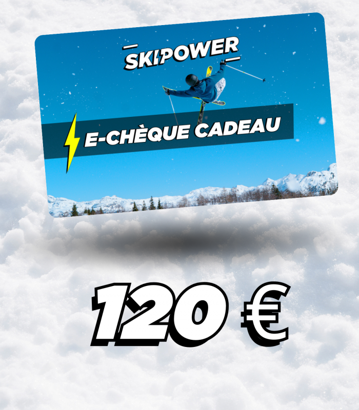 E-chèque Skipower Valeur 120€ Valable jusqu’au 31/05/2026