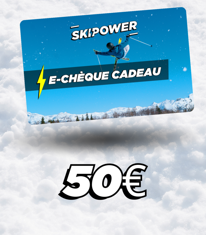 E-chèque Skipower Valeur 50€ Valable jusqu’au 31/05/2026