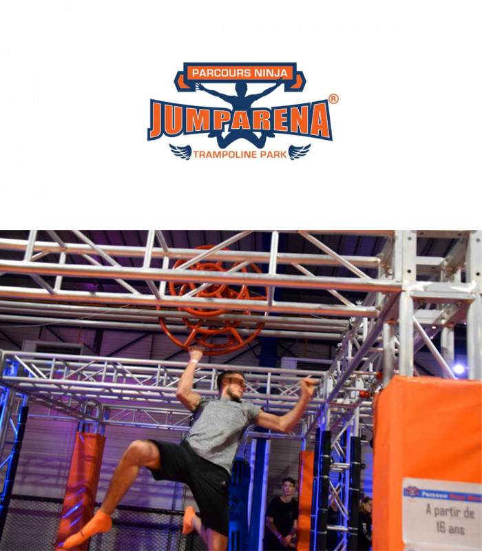 E-billet 1 heure 1 personne JUMP ARENA Bordeaux tarif unique