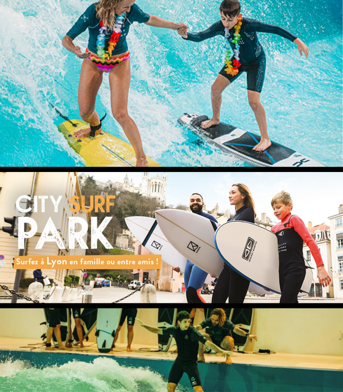 E-Bon d'achat Adulte 1 Session Expérience en Duo CITY SURF PARK LYON