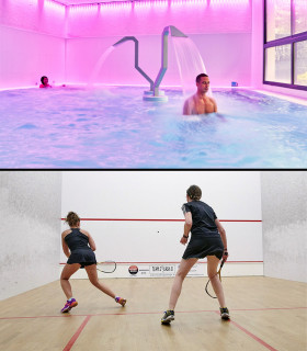 E-Billet pour un accès de 45 min à un terrain de Squash LE KLUBE Dijon