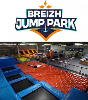 E-billet 1 Heure Breizh jumppark QUIMPER Tarif Unique