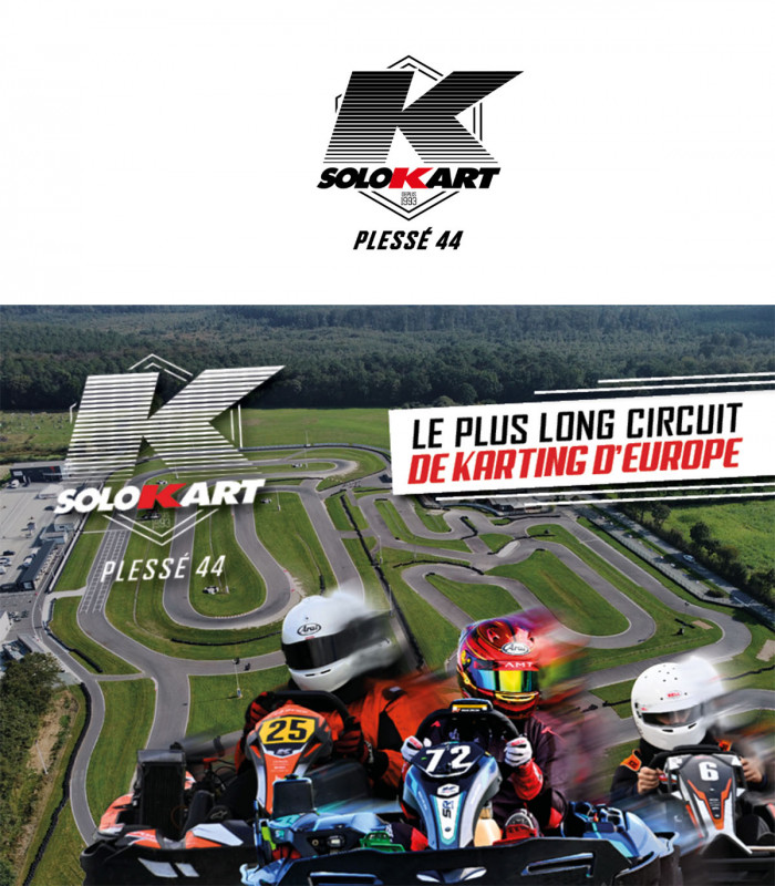 E-billet 1 session 10 minutes karting SPORT à SOLO KART PLESSE