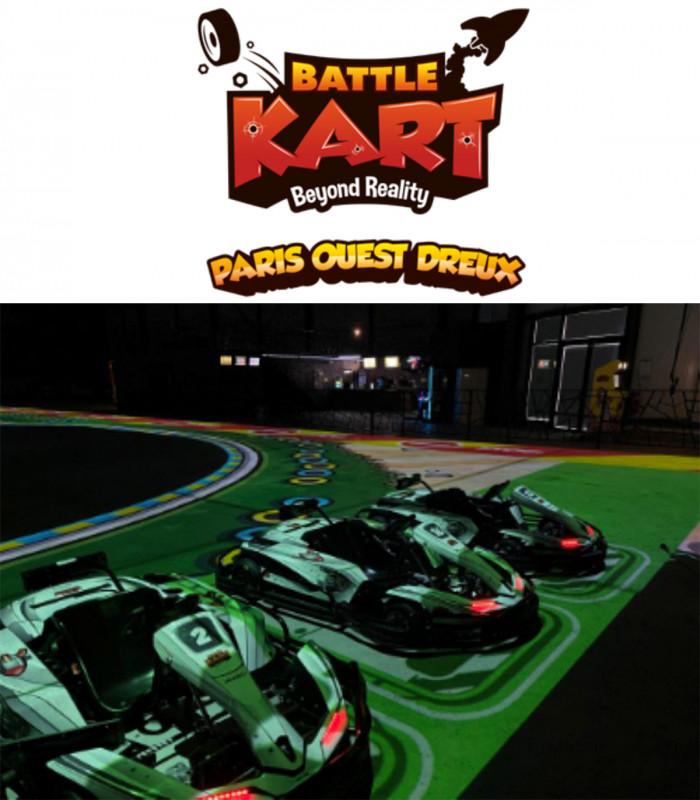 E-billet 1 Session de 15 minutes de BattleKart à Paris-Ouest-Dreux