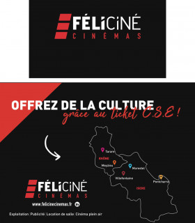 CINEMA FELICINE E-Billet 1 séance standard normale jusqu'au 23/03/2028
