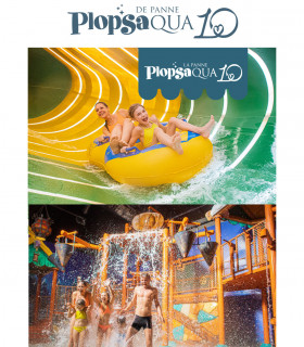 E-Billet 1 Jour PLOPSAQUA de PANNE Offre 2 achetés 1 offert